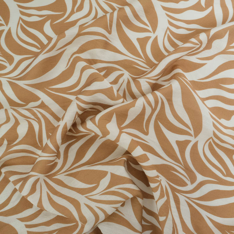 Viscose Texturée Lyra Toffee - Maison Klem